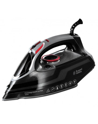 Russell Hobbs 20630-56 iron Dry & Steam iron Ceramic soleplate 3100 W Black, Grey
