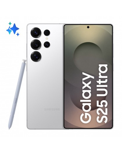 Samsung Galaxy S25 Ultra 17.5 cm (6.9") Dual SIM Android 15 5G USB Type-C 12 GB 256 GB 5000 mAh Silver, White