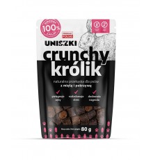 UNISZKI Crunchy Rabbit with Mint and Nettle - Dog Treat - 80g