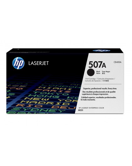 HP 507A Black Original LaserJet Toner Cartridge