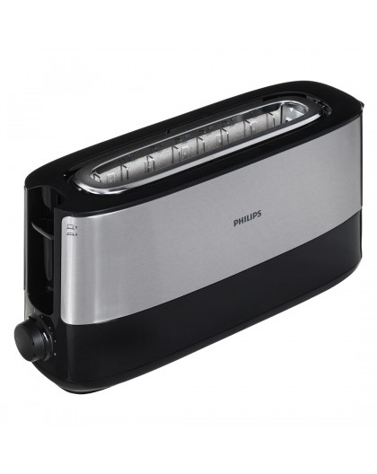 Philips Viva Collection HD2692/90 toaster 1 slice(s) 1030 W Black, Metallic