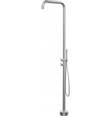 Floor-standing shower column for the garden or bathroom