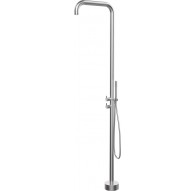 Floor-standing shower column for the garden or bathroom