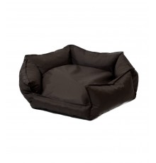 GO GIFT Hexagon black XXL - pet bed - 90 x 63 x 16 cm