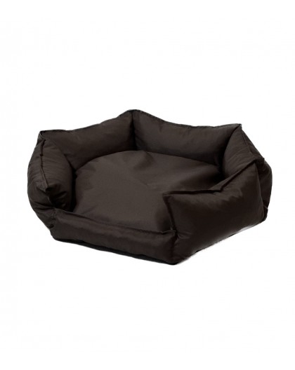 GO GIFT Hexagon black XXL - pet bed - 90 x 63 x 16 cm