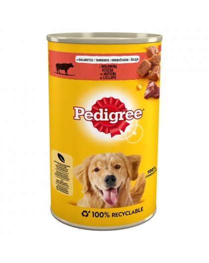 Pedigree 5900951015854 dogs moist food Beef Adult 1.2 kg