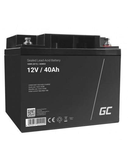 Green Cell AGM22 UPS battery Sealed Lead Acid (VRLA) 12 V 40 Ah