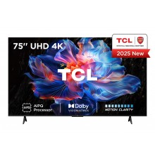 TCL V6C 75V6C TV 190.5 cm (75") 4K Ultra HD Smart TV Wi-Fi Metallic 330 cd/m²
