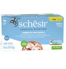 SCHESIR Tuna with sea bass in jelly - wet cat food - 6x50g