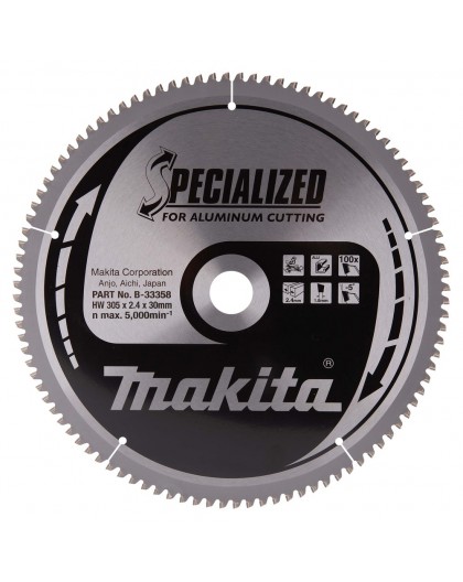 MAKITA CIRCULAR SAW 305x30x100with SPECIALIZED ALUMINUM