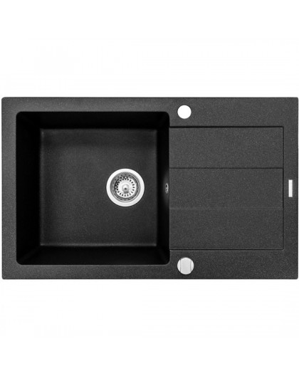 Sink Pyramis Sparta Plus 78x48 1b 1D Black