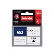 Activejet AH-652BR ink (replacement for HP 652 F6V25AE Premium 20 ml black)