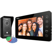 Video door phone EURA VDP-76A3 black monitor