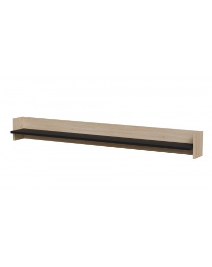 Cama Shelf PORTO 150x18x16.5 oak/black