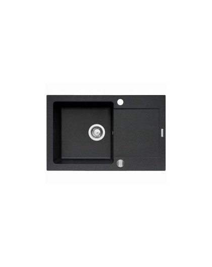 PYRAMIS MIDO (76x44) 1B 1D Flush-mounted sink Rectangular Black