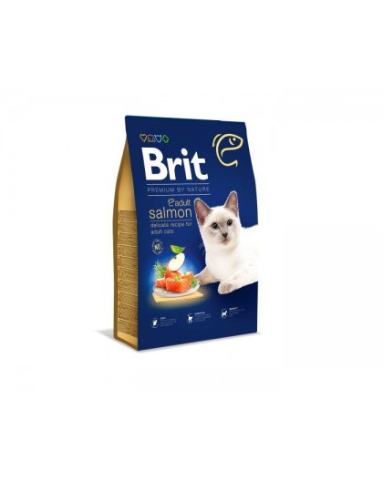 Dry cat food BRIT PREMIUM BY NATURE ADULT Salmon 1,5 kg