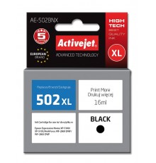 Activejet AE-502BNX ink (replacement for Epson 502XL W14010 Supreme 16 ml black)