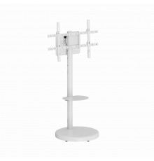 Gembird TVS-86TR-01-W TV floor stand, 37" - 86", white