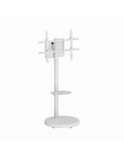 Gembird TVS-86TR-01-W TV floor stand, 37" - 86", white