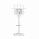 Gembird TVS-86TR-01-W TV floor stand, 37" - 86", white
