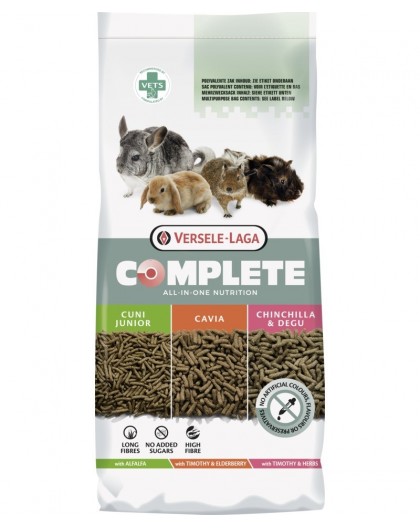VERSELE LAGA Complete Chinchilla Degu - Food for degus and chinchillas - 8 kg