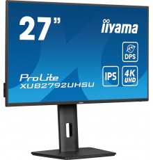 iiyama ProLite 27’’ IPS panel technology, ultra slim monitor featuring 4K resolution, Dynamic Power Saving (DPS) and height adju