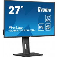 iiyama ProLite 27’’ IPS panel technology, ultra slim monitor featuring 4K resolution, Dynamic Power Saving (DPS) and height adju