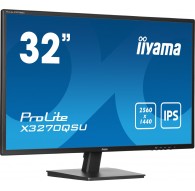 iiyama ProLite X3270QSU-B1 computer monitor 81.3 cm (32") 2560 x 1440 pixels Wide Quad HD LED Black