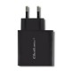 Qoltec 51717 Charger | 45W | 5-20V | 2.25-3A | USB type C PD | USB | Black