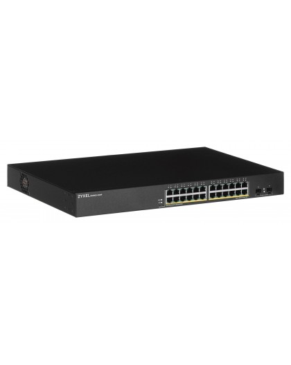 Zyxel GS1900-24HP Managed Gigabit Ethernet (10/100/1000) 1U Black