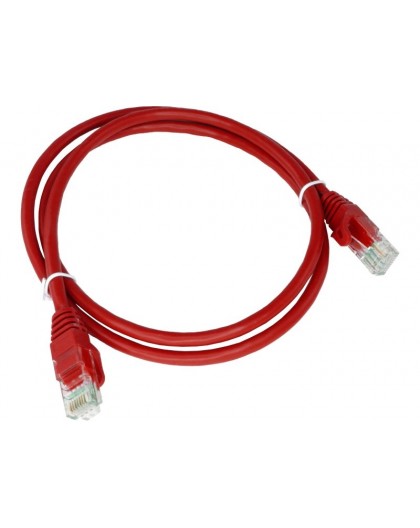 Alantec KKU5CZA1 networking cable Red 0.25 m Cat5e U/UTP (UTP)