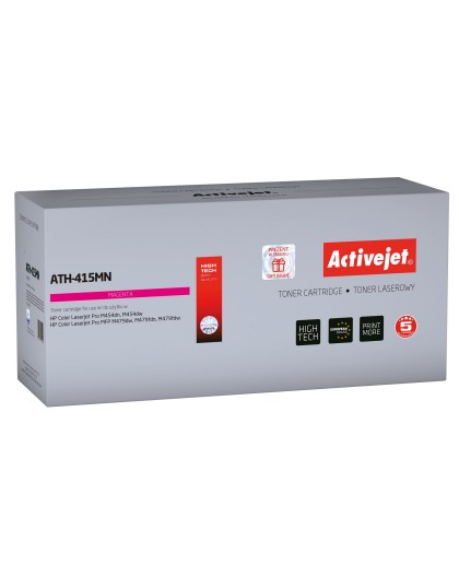 Activejet ATH-415MN Toner Cartridge (replacement for HP 415A W2033A Supreme 2100 pages red) with chip