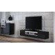 Cama TV stand VIVA 180 black/black gloss + white