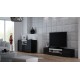 Cama TV stand VIVA 180 black/black gloss + white
