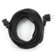 Gembird PC-186-VDE-10M power cable Black CEE7/4 C14 coupler