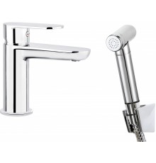 Basin faucet with bidetta shower head