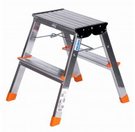 Krause Folding Step Treppy silver