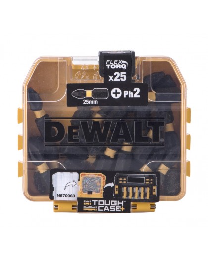Screwdriver bits 2x25/25pcs. DT70555T DEWALT