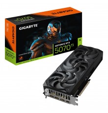 GIGABYTE GeForce RTX 5070 Ti WINDFORCE 16G Graphics Card - 16GB GDDR7, 256bit, PCI-E 5.0, 2497 MHz Core Clock, 3 x DP 2.1a, 1 x 