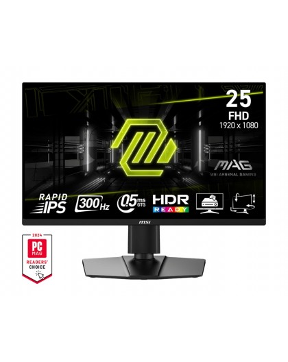 MSI MAG 255PXF computer monitor 62.2 cm (24.5") 1920 x 1080 pixels Full HD Black
