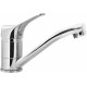 Basin mixer with swivel spout