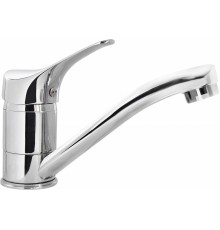 Basin mixer with swivel spout