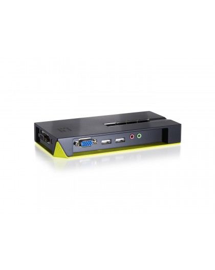 LevelOne 4-Port USB VGA KVM Switch, audio support