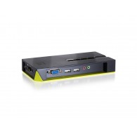 LevelOne 4-Port USB VGA KVM Switch, audio support
