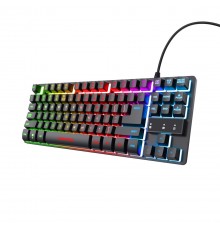 Trust GXT 833 Thado keyboard Gaming USB Dutch Black, Silver