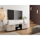 Cama SOHO TV cabinet 140x43x37 cashmere + black