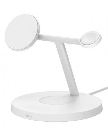 Belkin BoostCharge Pro Headphones, Smartphone, Smartwatch White USB Wireless charging Fast charging Indoor