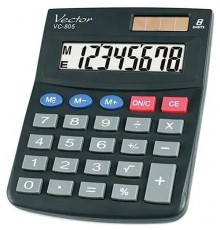 VECTOR CALCULATOR, OFFICE KAV VC-805, BLACK