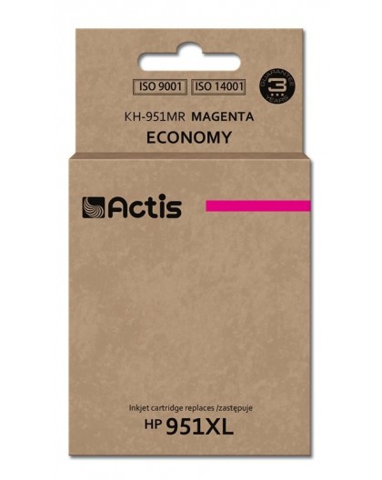 Actis KH-951MR ink (replacement for HP 951XL CN047AE Standard 25 ml magenta)