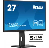 iiyama ProLite 27" IPS technology panel with USB-C dock and RJ45 (LAN)